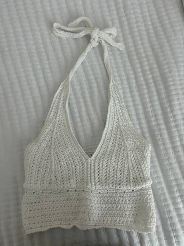 Hollister Crochet halter top