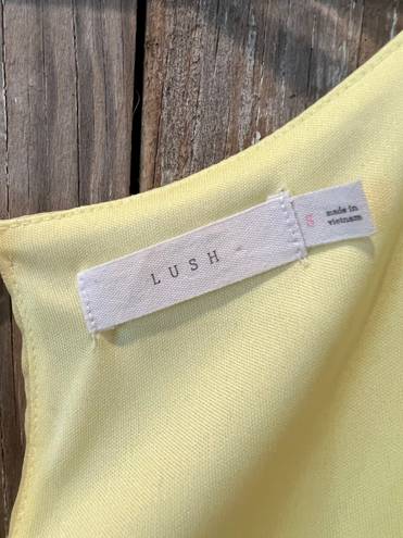 Lush Clothing Yellow Sundress