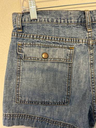 Gap Jeans Vintage Cotton Denim Cargo Jean Shorts Women’s Size 8 Y2K Light Wash