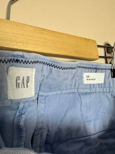 Gap Light Blue  Slim Crop Denim Size 8 EUC