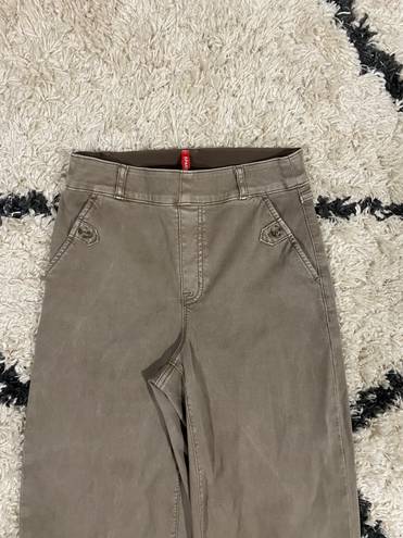 Spanx Stretch Twill Cropped Wide Leg Pants