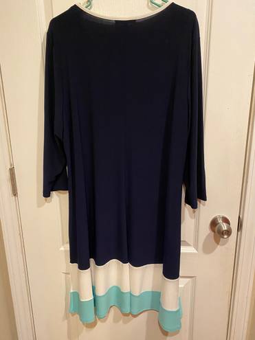 Tiana B Navy Blue Dress