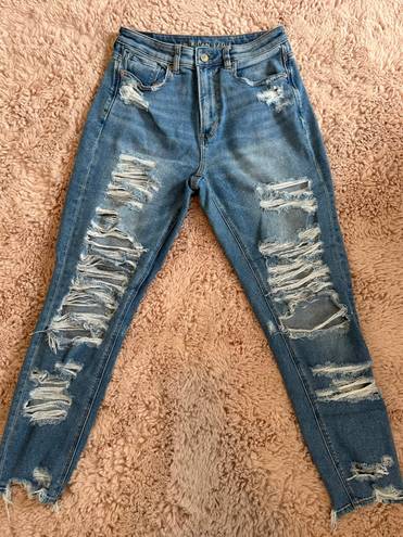 American Eagle Ripped Mom Jeans