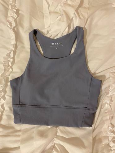 Wilo Athletic Blue/gray Wilo Workout Top Medium