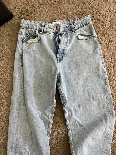 ZARA Mom Light Wash Jeans