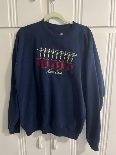 Broadway Sweatshirt Blue Size L