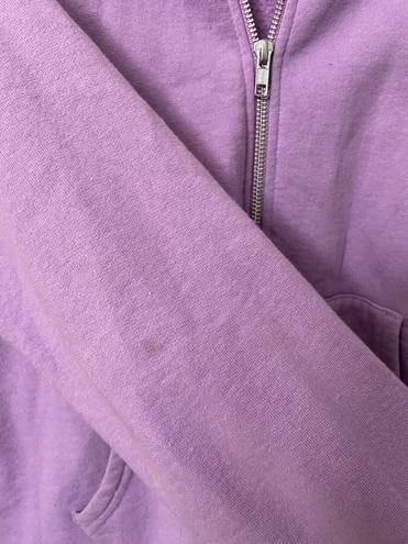 Supreme World Famous Zip Up Hooded Sweatshirt Violet