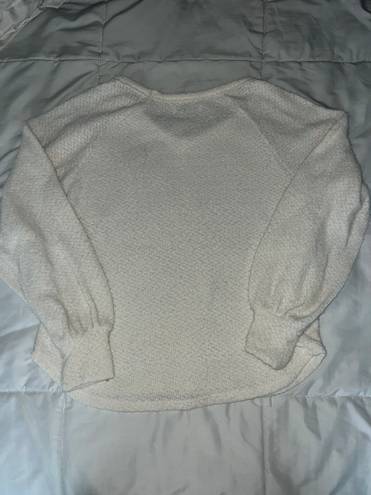 Hollister White Sweater