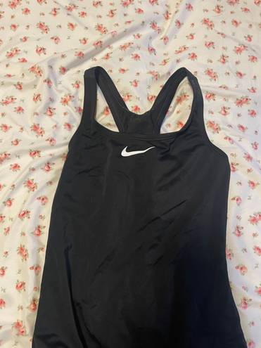 Nike Black  One Piece Swimsuit