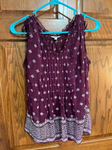 Sonoma Purple Dressy Tank