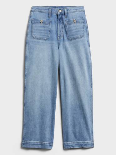 Banana Republic High-Rise Wide Leg Crop Jeans 