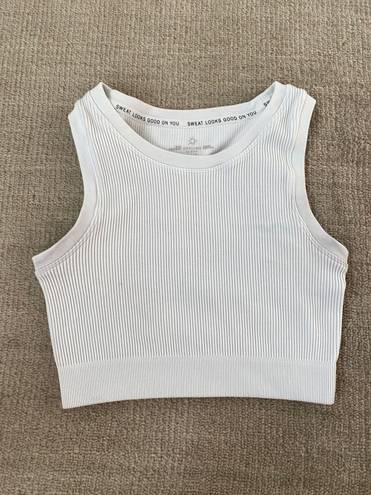 Aerie White Workout Top