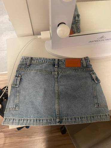 Princess Polly Mini Denim Cargo Skirt