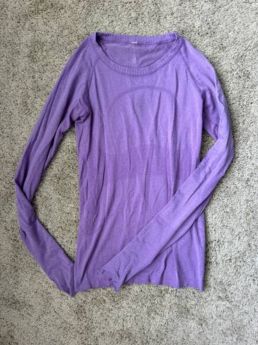 Lululemon Long Sleeve Swiftly Tech Purple