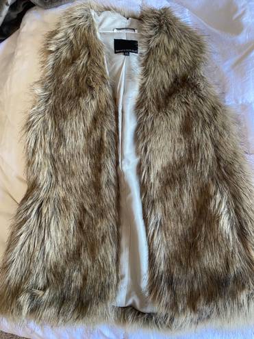 Banana Republic Faux Fur Vest