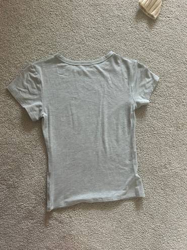 White Fox Boutique grey tee