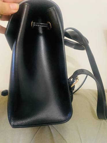 Mario Valentino Authentic  leather black backpack