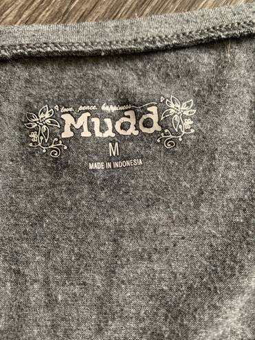 Mudd Grey V-neck T Shirt