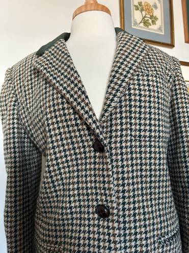 Houndstooth Vintage  Blazer Jacket
