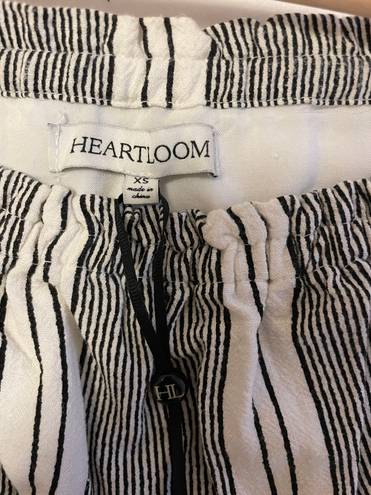 Heartloom Revolve Black & White Stripped Dress