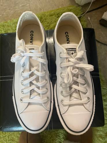 Converse White Platform