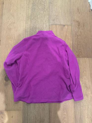 The North Face Purple Fleece Half Zip