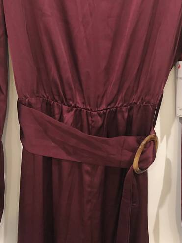 Aura Burgundy Jumpsuit