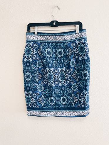 Loft Blue Skirt