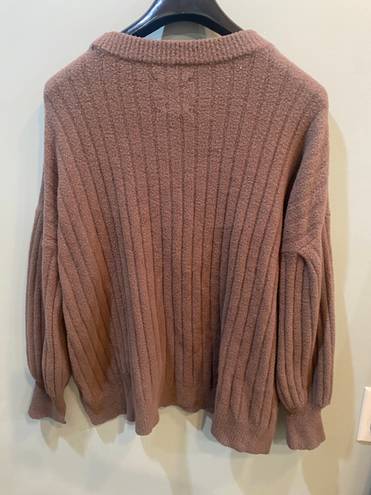 Aerie Brown Pullover Sweater