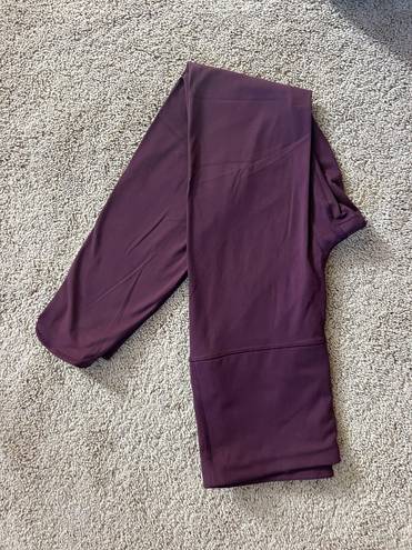 All In Motion Maroon High Rise Leggings