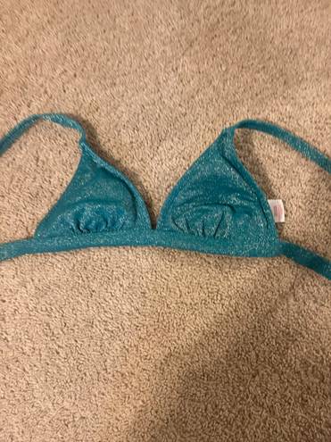 Target Blue Sparkly Bikini Top