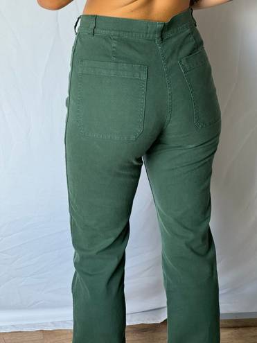 Madewell Green 90s Straight Pant