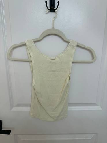 SKIMS Ribbed Tank Top Bone Color NWT