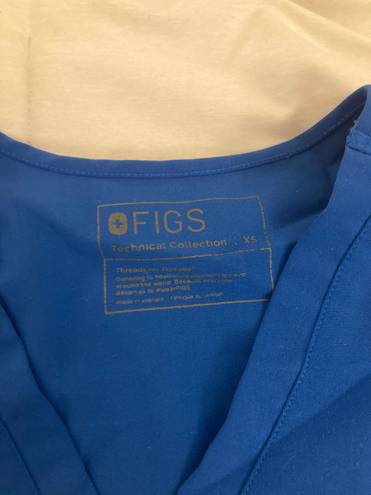 FIGS Royal Blue Scrub Top