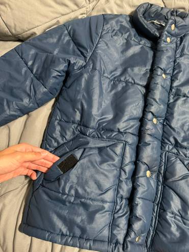 JC Penny Blue Puffer Jacket