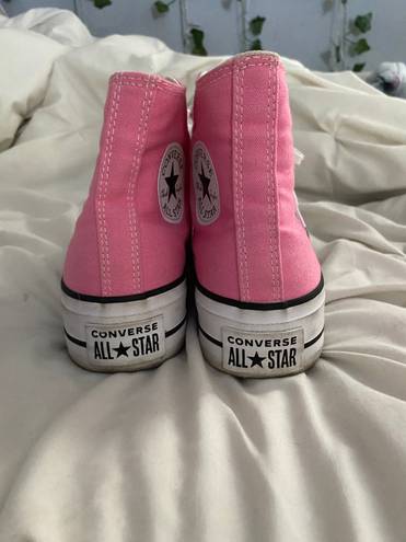 Converse Pink One Star Platforms