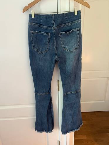 Risen Jeans Dark Wash Flare Jeans