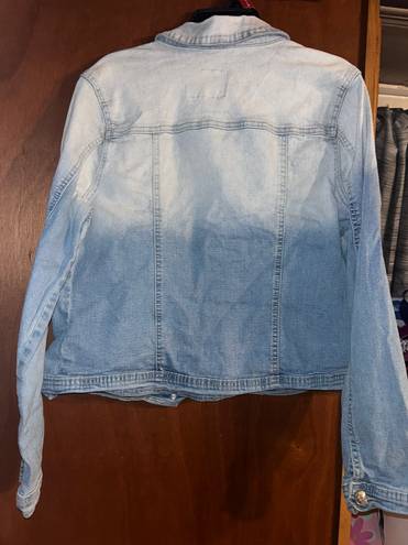 Justice Dip Dye Jean Jacket NWOT