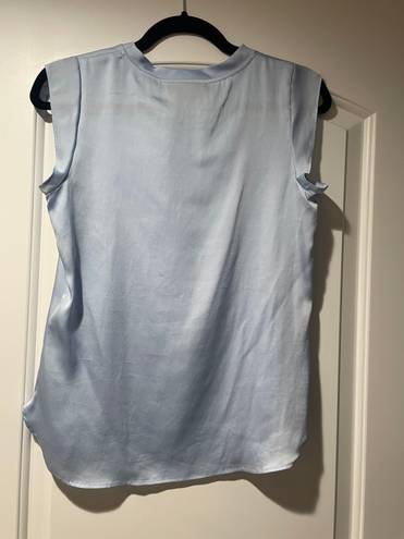 DKNY Blue Silky Shirt Size XXS