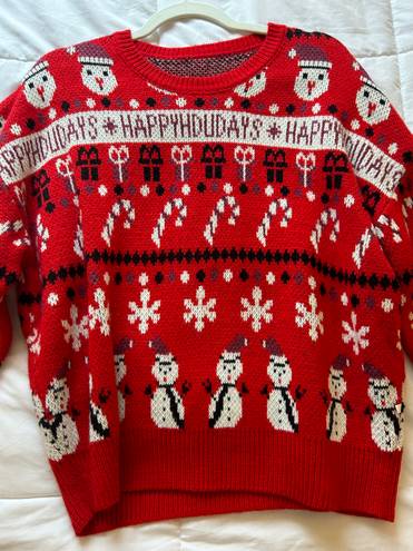 Christmas Print Sweater