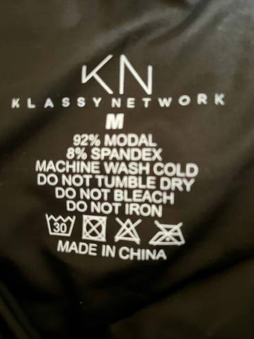 Klassy Network NWOT High Neck Mesh Brami (Crop)