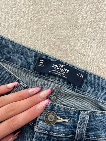 Hollister Blue  low rise jeans