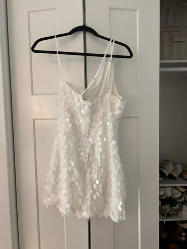 Lulus White Sequin Dress