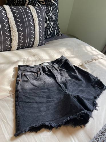 Abercrombie & Fitch Curve Love High Rise Dad Short high rise black size 6