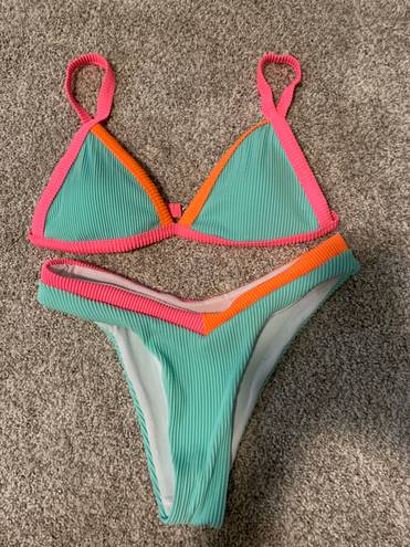 Triangle Bikini Set Tan