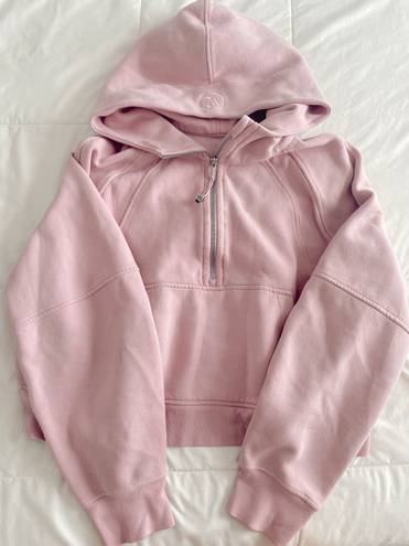 Lululemon Pinkish Purple Half Zip Scuba Hoodie