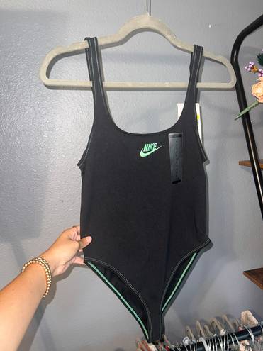 Nike NWT Black & Green  Bodysuit