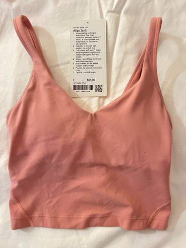 Lululemon Pink Puff Align Tank