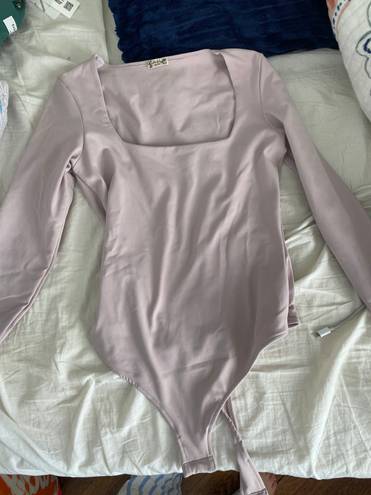 Free People Pink Bodysuit