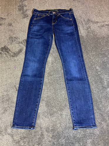 Veronica Beard Brooke Skinny Mid-Rise Bright Blue Cut #318 ( 25/0 )